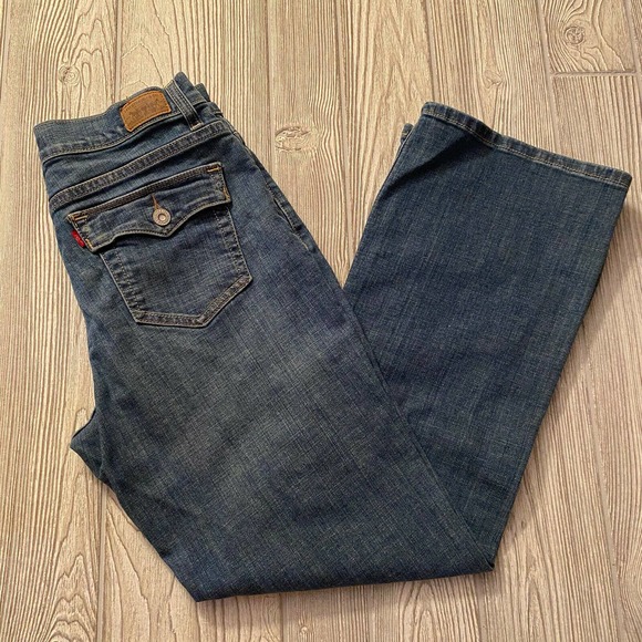 Levis 512 Bootcut Perfectly Slimming Jeans 10 S - Picture 10 of 12